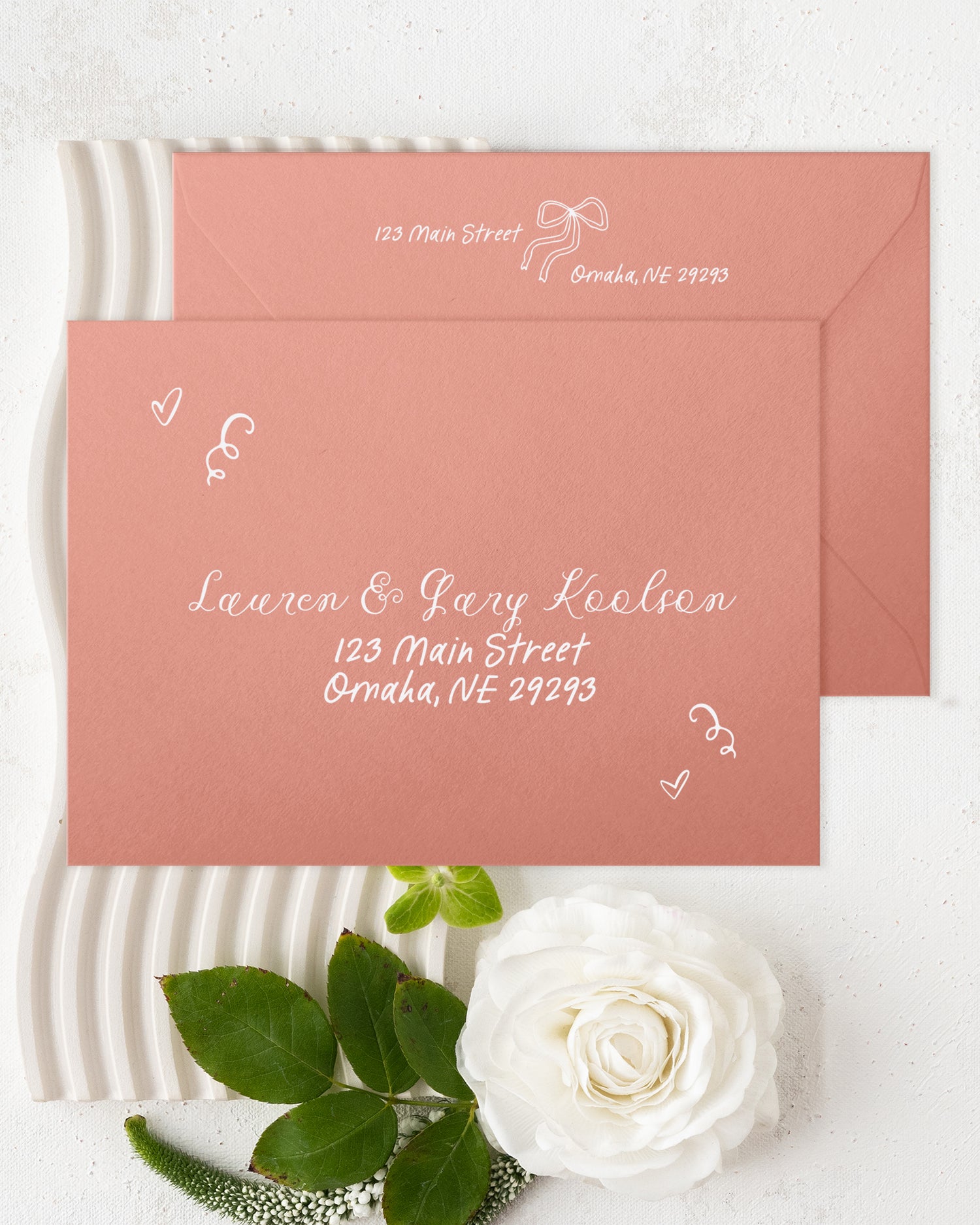 Whimsy Bows Envelope Addressing