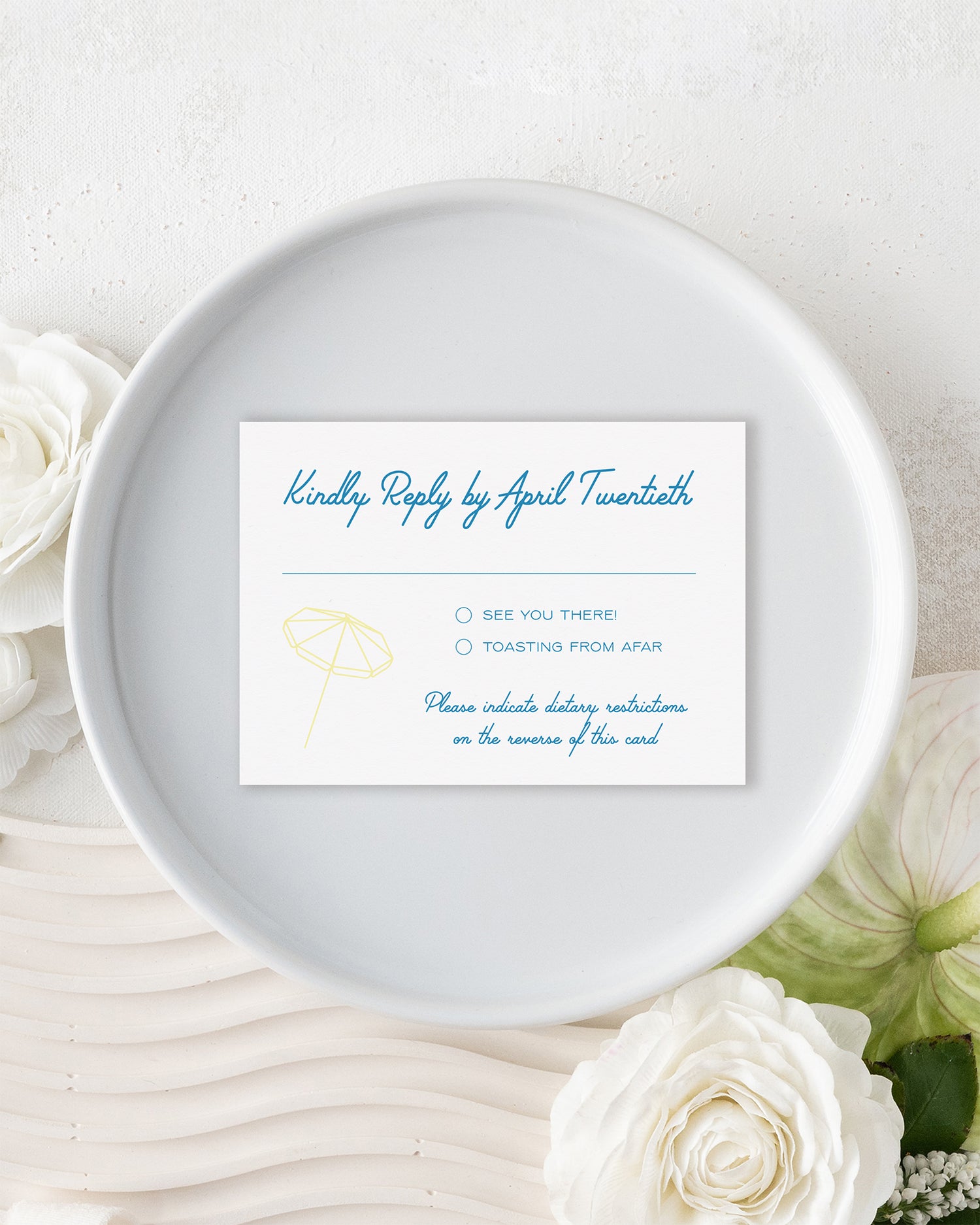 Desert Cactus Reply Card