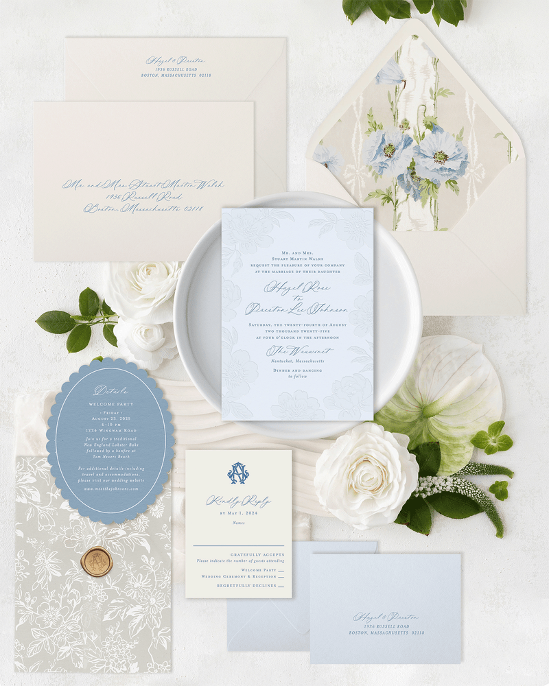 Chelsea Floral Invitation Suite
