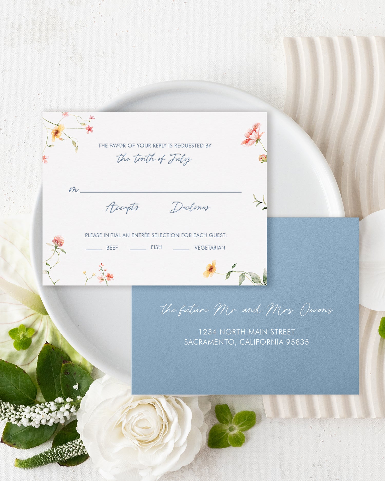 Wildflower Reply Card