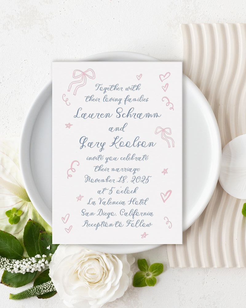 Whimsy Bows Main Invite