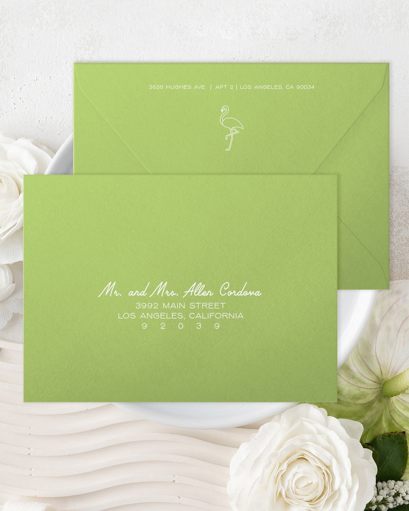 Desert Cactus Envelope Addressing