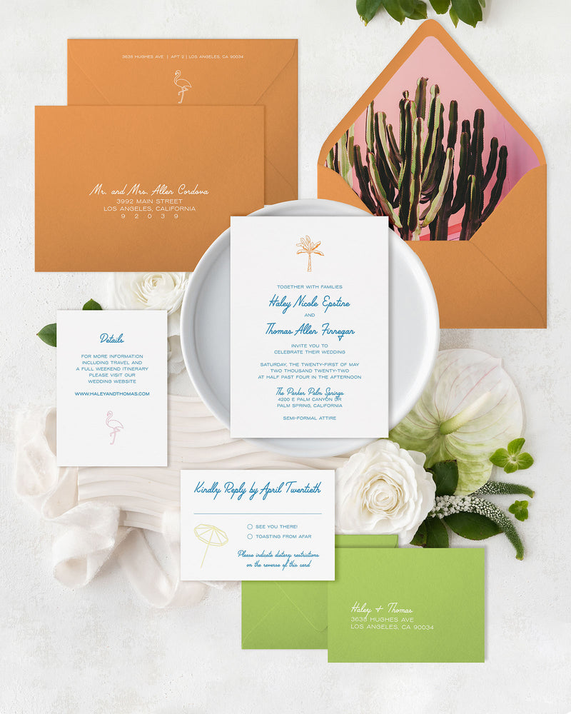 Desert Cactus Invitation Suite