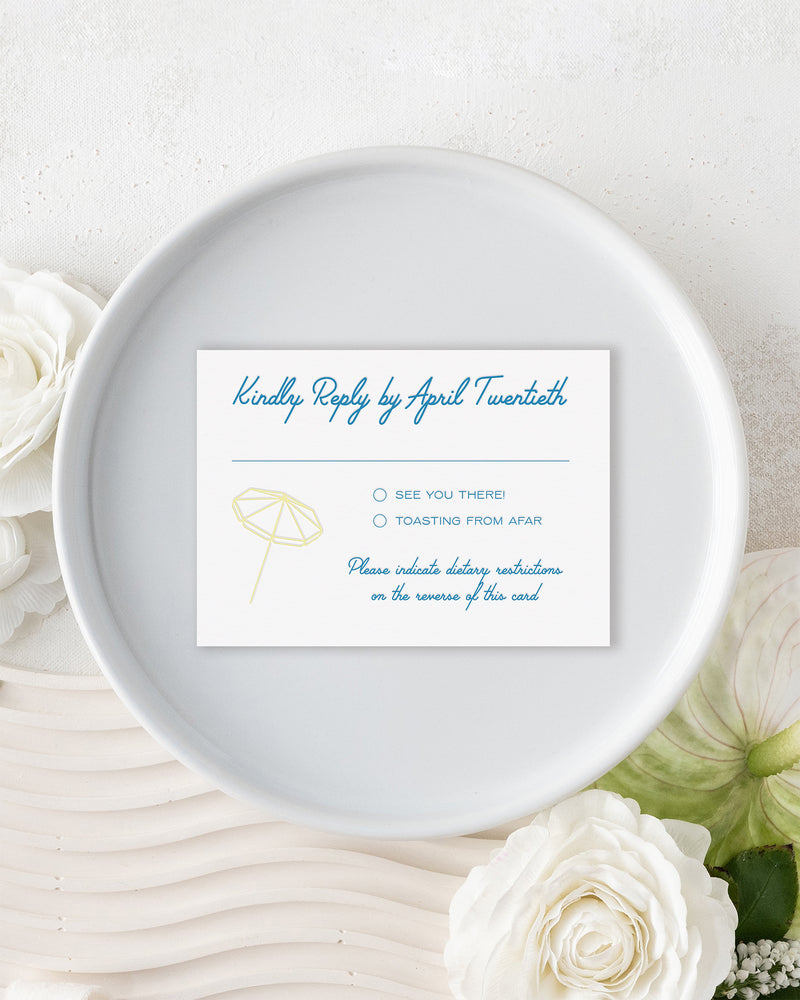 Desert Cactus Reply Card