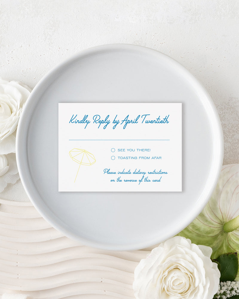 Desert Cactus Reply Card