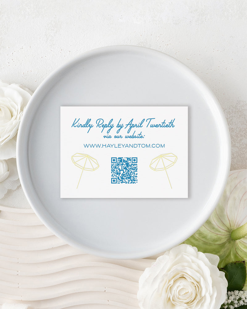 Desert Cactus Reply Card