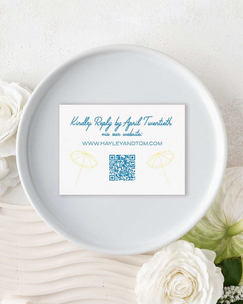 Desert Cactus Reply Card