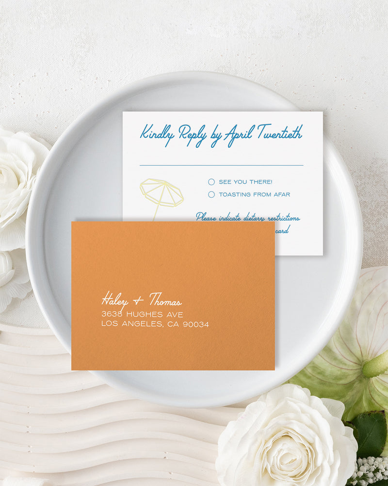 Desert Cactus Reply Card