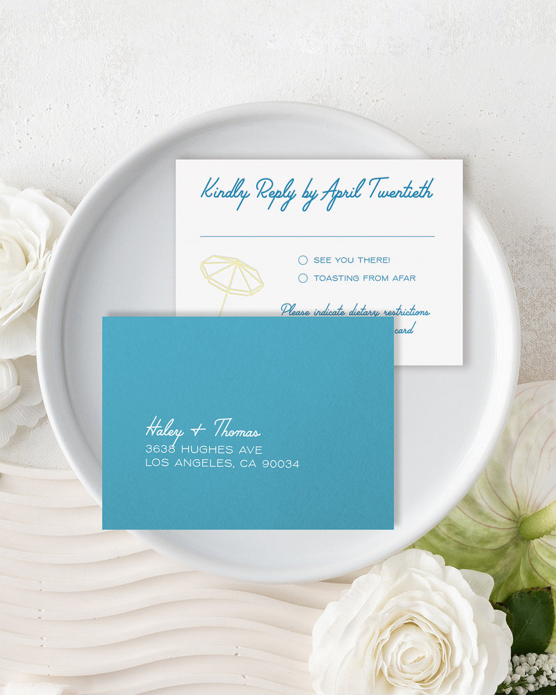 Desert Cactus Reply Card