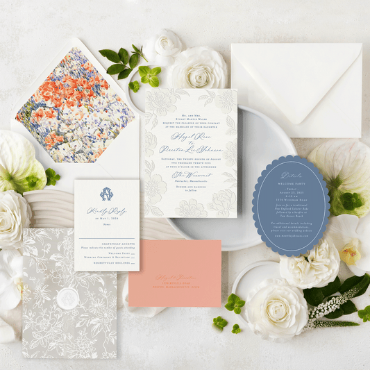 Chelsea Floral Wedding Invitation