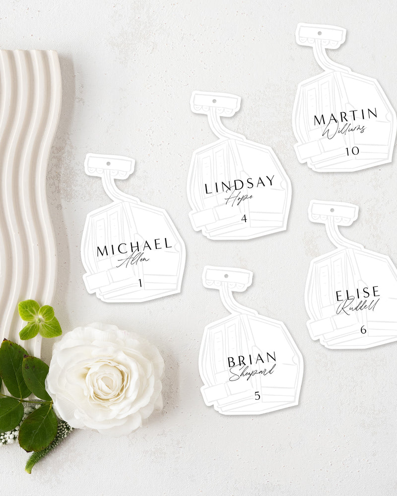 Modern Mountain Escort Tags