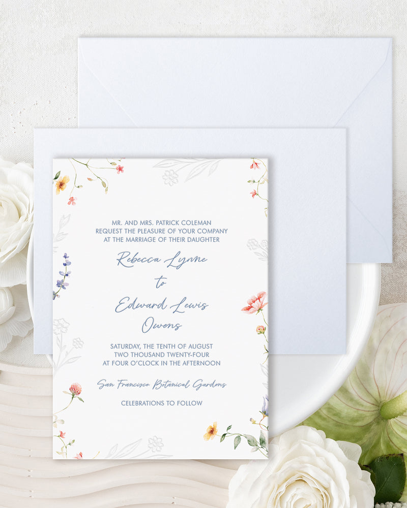 Wildflower Main Invite