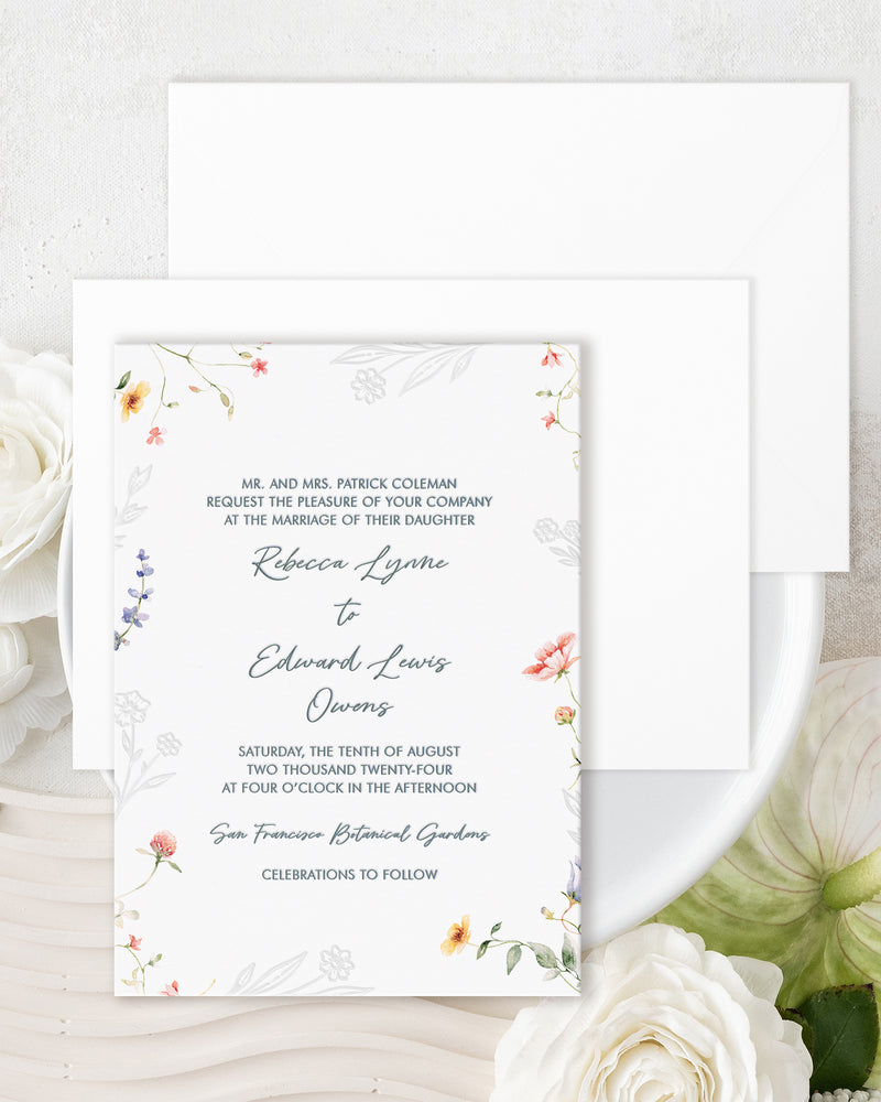 Wildflower Main Invite