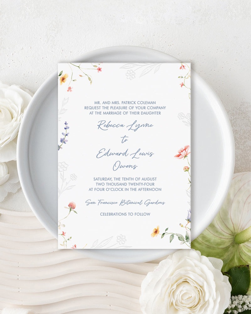 Wildflower Main Invite