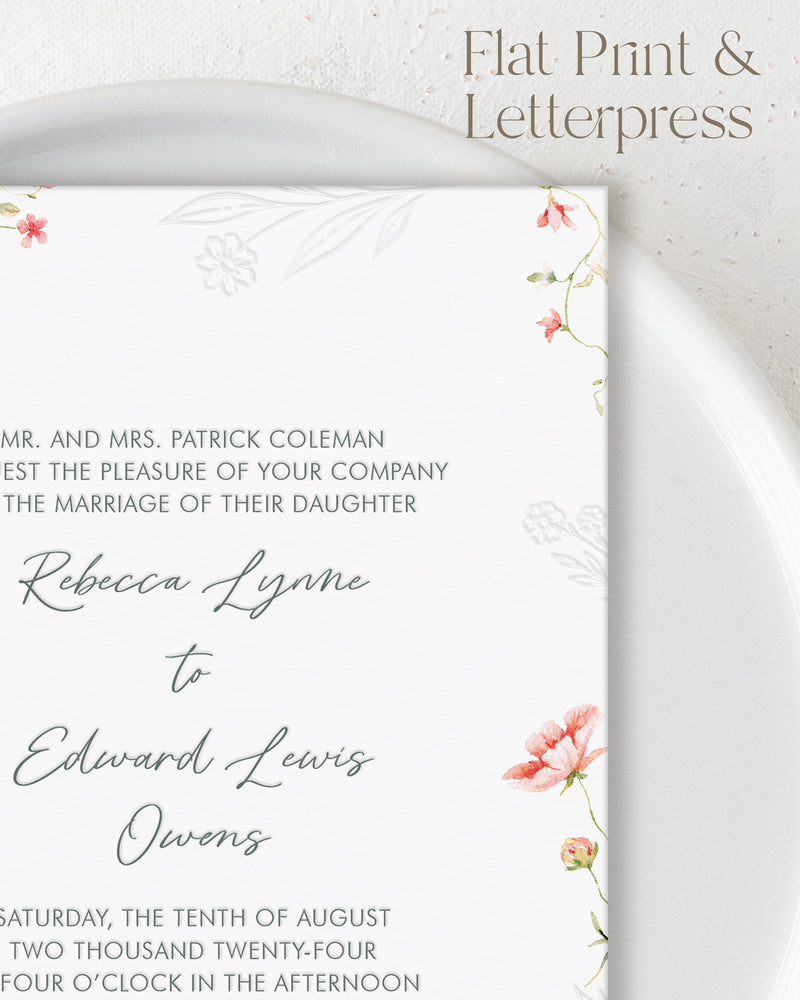 Wildflower Main Invite