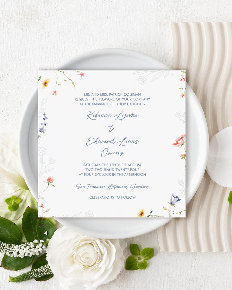 Wildflower Main Invite