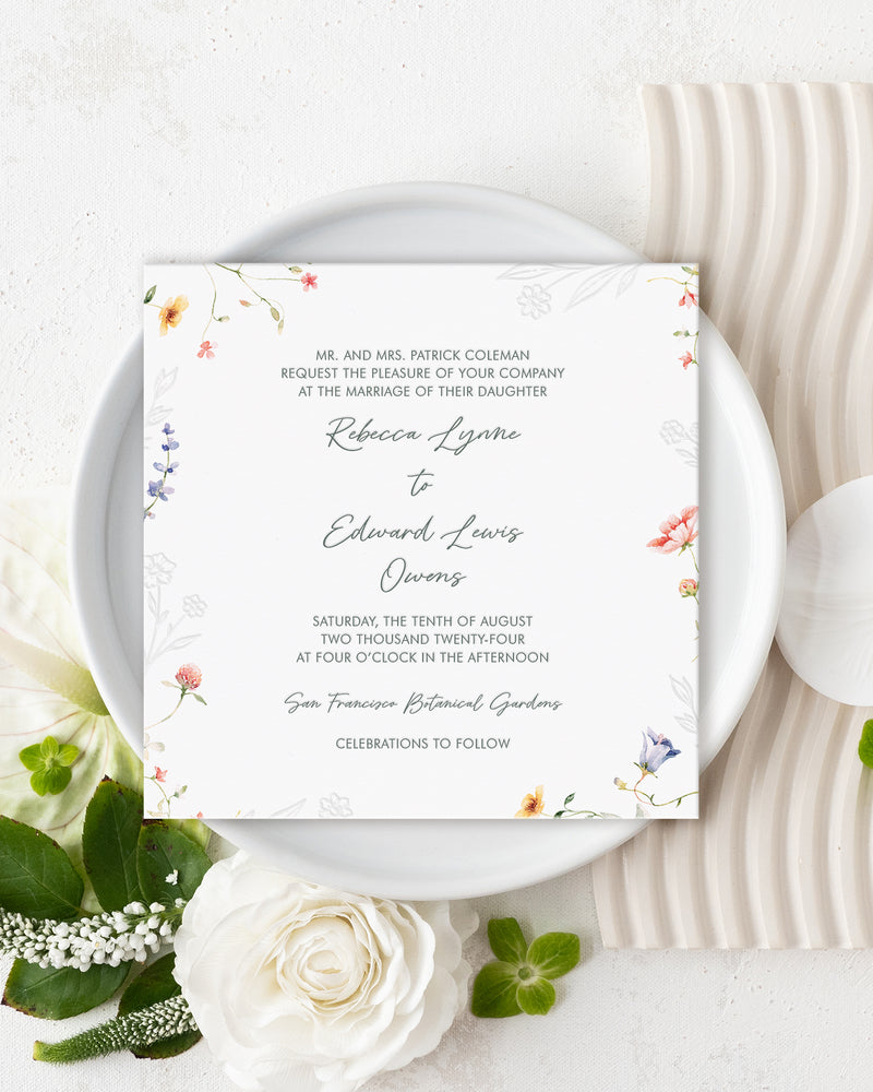 Wildflower Main Invite