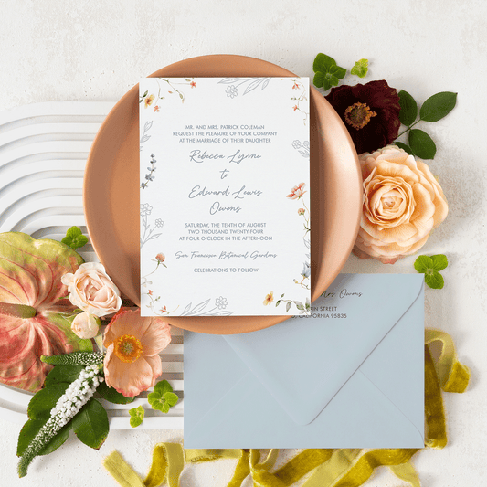 Wildflower Invitation Suite